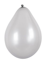 Ballon zilver 6 stuks