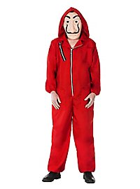 Bankrøver Kostume Med Dali-Maske