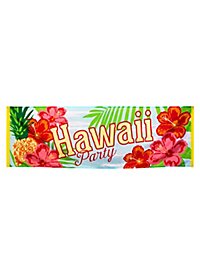 Bannière de fête hawaïenne