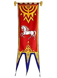 Bannière de Rohan rouge Seigneur des Anneaux