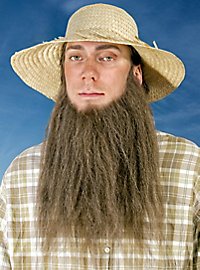 Barba Completa De Granjero De Pelo Sintético Profesional
