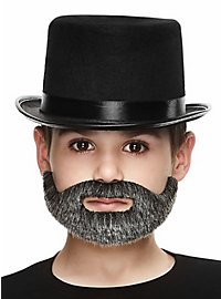 Barba completa per bambini in tre diversi colori
