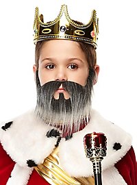 Barba integrale con frange per bambini in due colori diversi