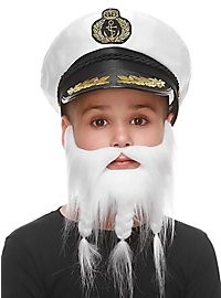 Barba lunga e folta per bambini in tre diversi colori