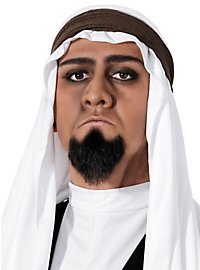 Barba professionale a mento da sceicco realizzata con capelli umani