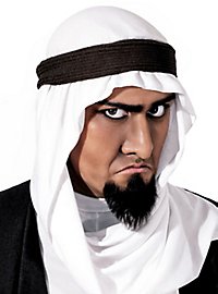 Barba professionale a mento da sceicco realizzata con capelli umani