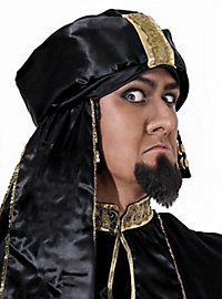 Barba professionale a mento da sceicco realizzata con capelli umani