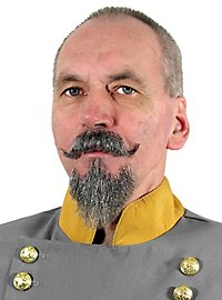 Barba professionale a mento da sceicco realizzata con capelli umani