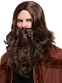 Barbarian beard and wig