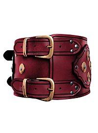 Barbarian Leather Belt red 