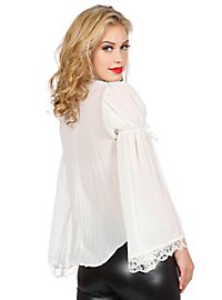 Baroque Blouse Cream White