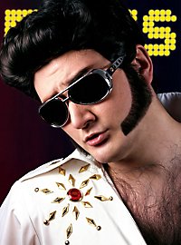 Basette grandi realizzate con capelli veri