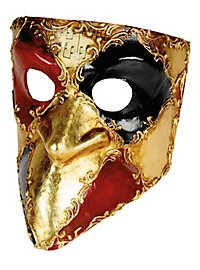 Bauta scacchi colore musica - Maschera veneziana