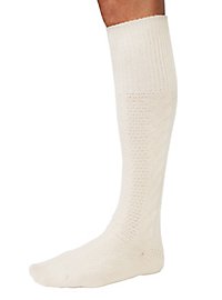 Bavarian Knee Socks unbleached white 