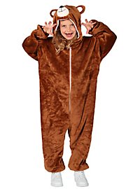 Bear costume jumpsuit for children