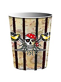 Bicchiere di carta per festa di compleanno per bambini pirata 8 pezzi
