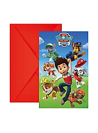 Biglietti d'invito Paw Patrol 6 pezzi