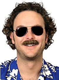 Bigote Detective Con Pelo Natural