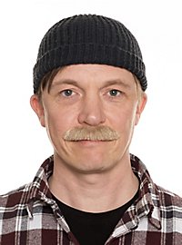 Bigote Investigador Con Pelo Natural