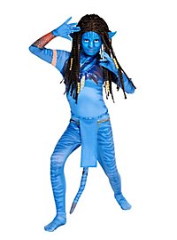 Blå Stammekrigerin Kostume Til Piger