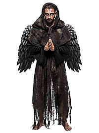 Black angel costume for men