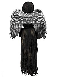 Black angel costume for women