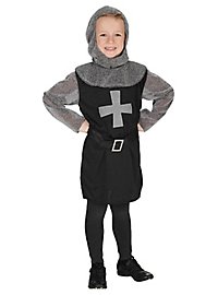 Black crusader costume for children