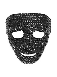 Black Glitter Phantom Mask