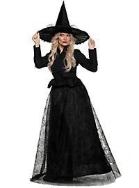 Black spider witch costume