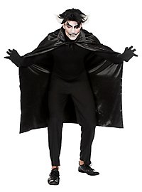 Black vampire cape for adults