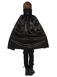 Black vampire cape for children
