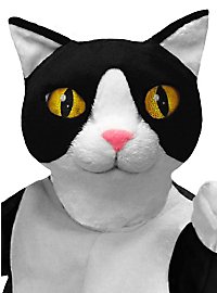 Black & White Cat Mascot