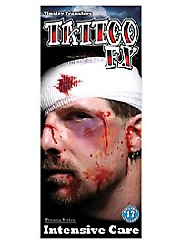 Blåt Mærke Klæbe-Tatovering