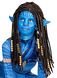Blaue Stammeskriegerin Kinderperücke