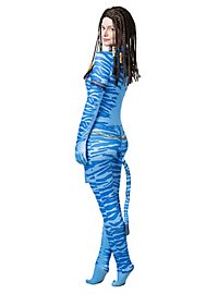 Blaue Stammeskriegerin Kostüm für Frauen