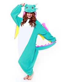 Blauer Drache Kigurumi Kostüm
