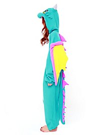 Blauer Drache Kigurumi Kostüm