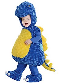 Blauw dinosaurus pluche kostuum voor baby's