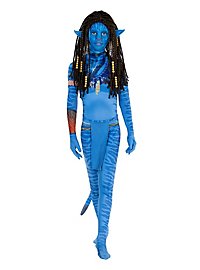 Blauw stammenkriegster kostuum voor meisjes