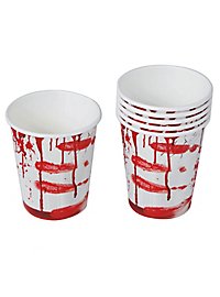 Bloodstain Paper Cup, 6 Pieces