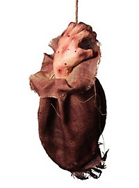 Bloody Hand in a Sack Halloween Decoration