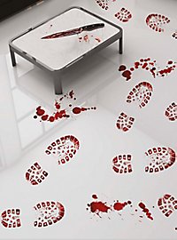 Bloody Shoe Prints - Decorative Stickers