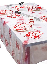 Bloody tablecloth