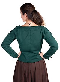 Blouse médiévale à lacets - Madeleine