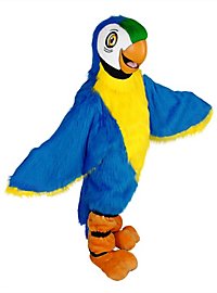 Blue Macaw Mascot