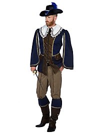 Blue Musketeer Costume for Men