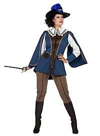 Blue Musketeer Costume for Women