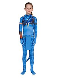 Blue Tribal Warrior Costume for Girls