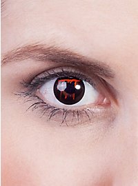 Blutendes Auge schwarz Kontaktlinsen