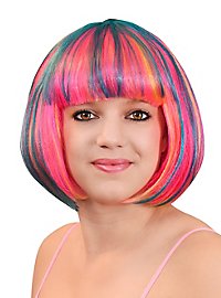 Bob hairstyle wig multicolour